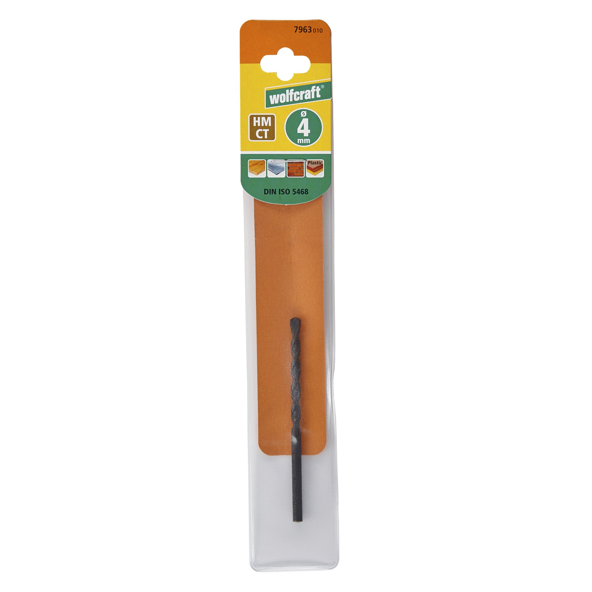 1 broca universal CT Ø 4 mm