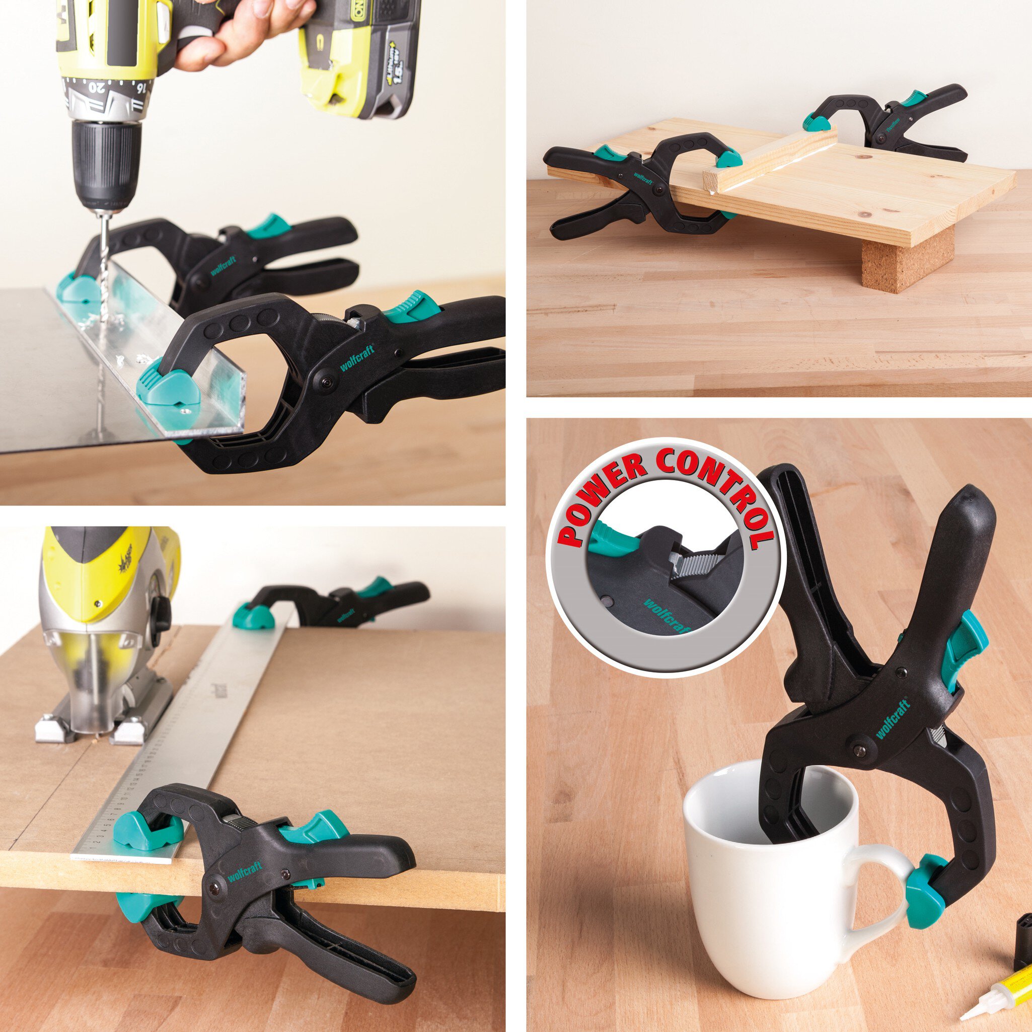 Juego de pinzas de carraca para bricolaje y trabajo profesional, 4 piezas
