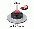 1 plato lijador aj. fixoflex BM Ø125mm