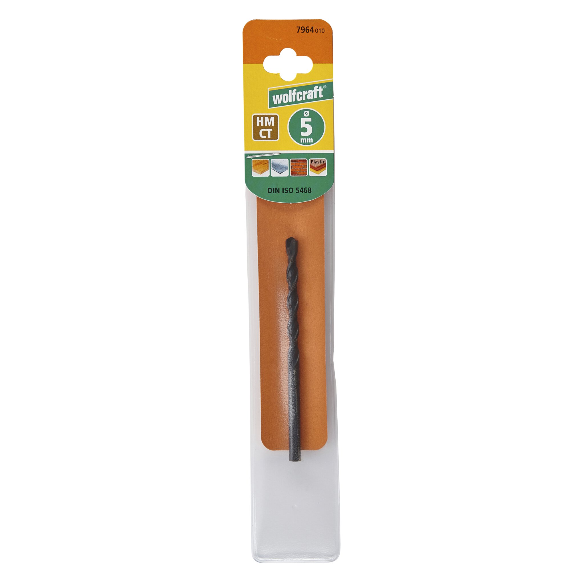 1 broca universal CT Ø 5 mm