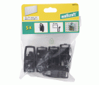 5 ganchos individuales para panel perforado de 30 mm WSS