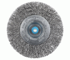 1 cepillo de disco de alambre de acero vást. hexagonal Ø 100 x 10 mm