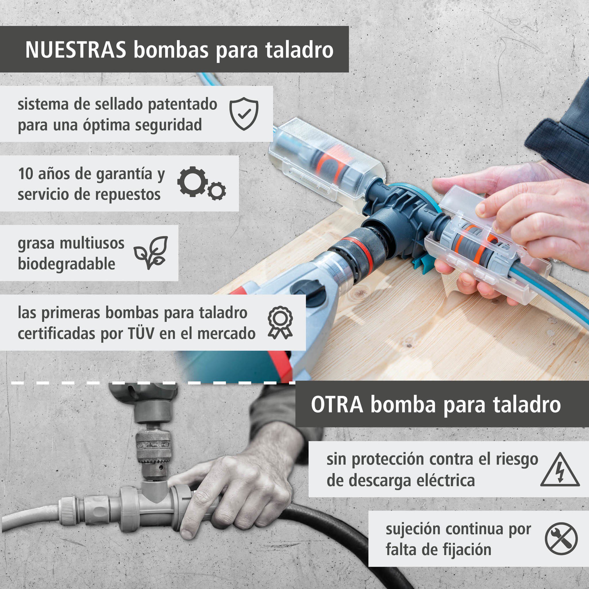 Bomba para taladro SOLID