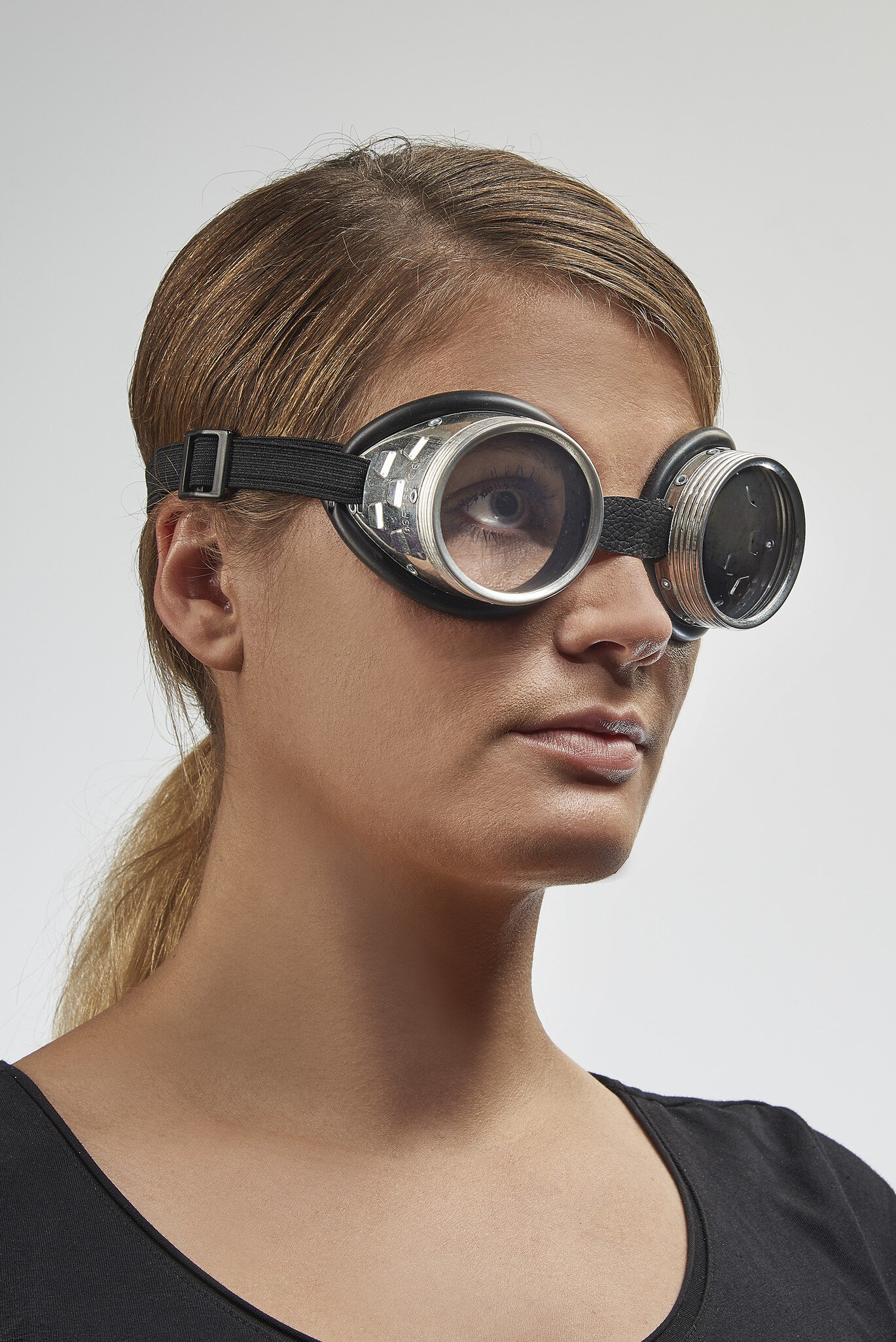 1 par de gafas con anillo de rosca (CE)