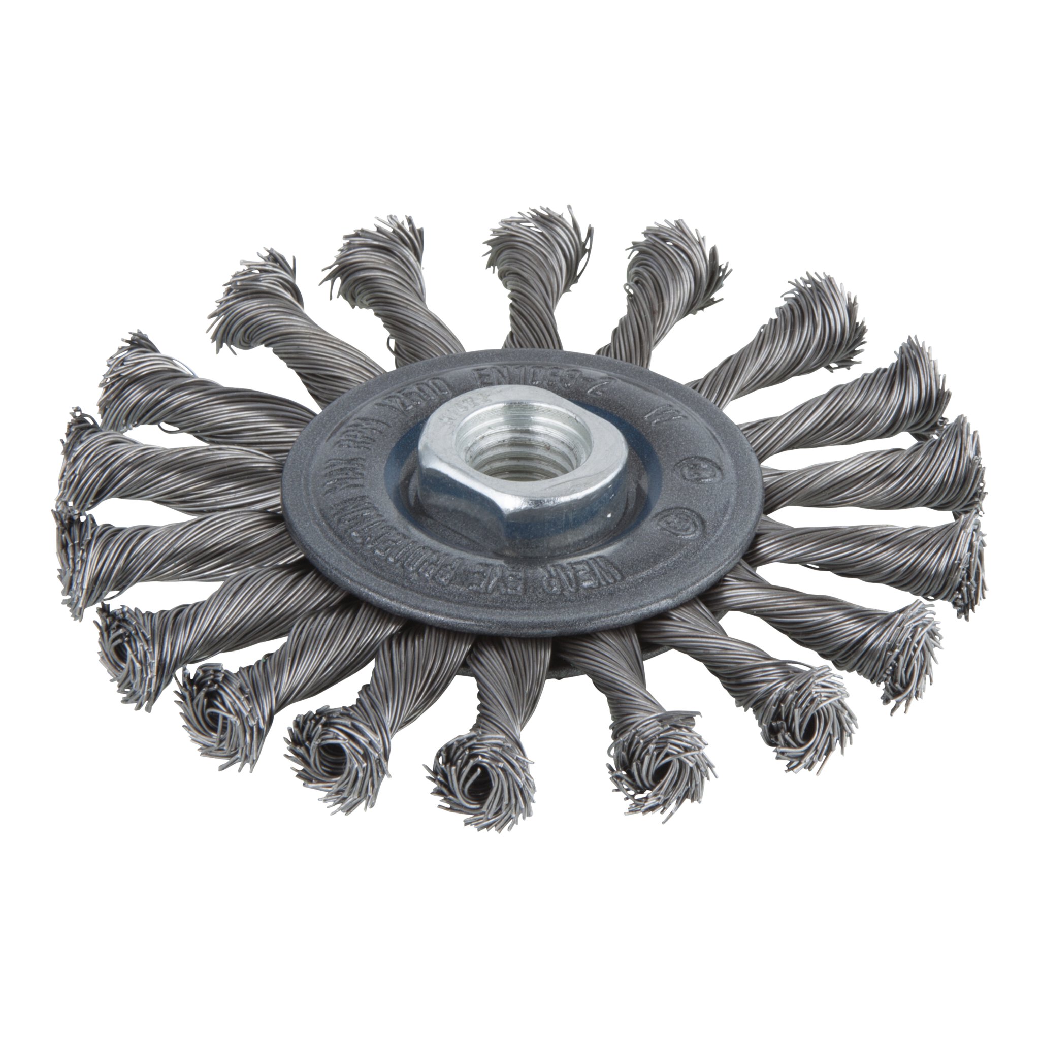 Cepillo de disco de alambre de acero