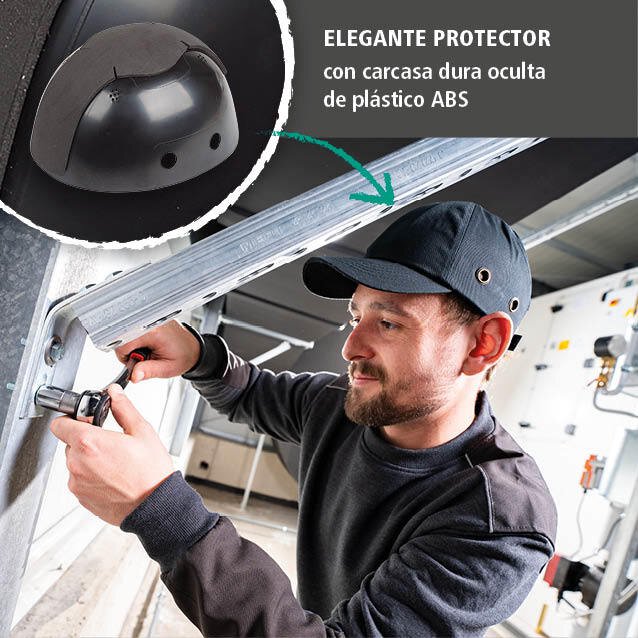 Protector para cabeza adaptable a gorra