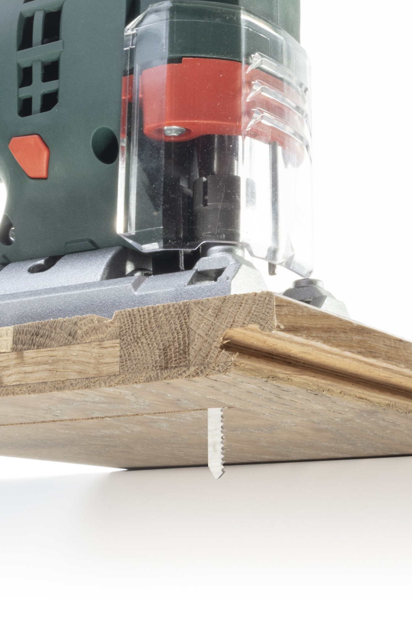 Hojas de sierra de calar HCS, vástago en T, madera, corte curvo limpio