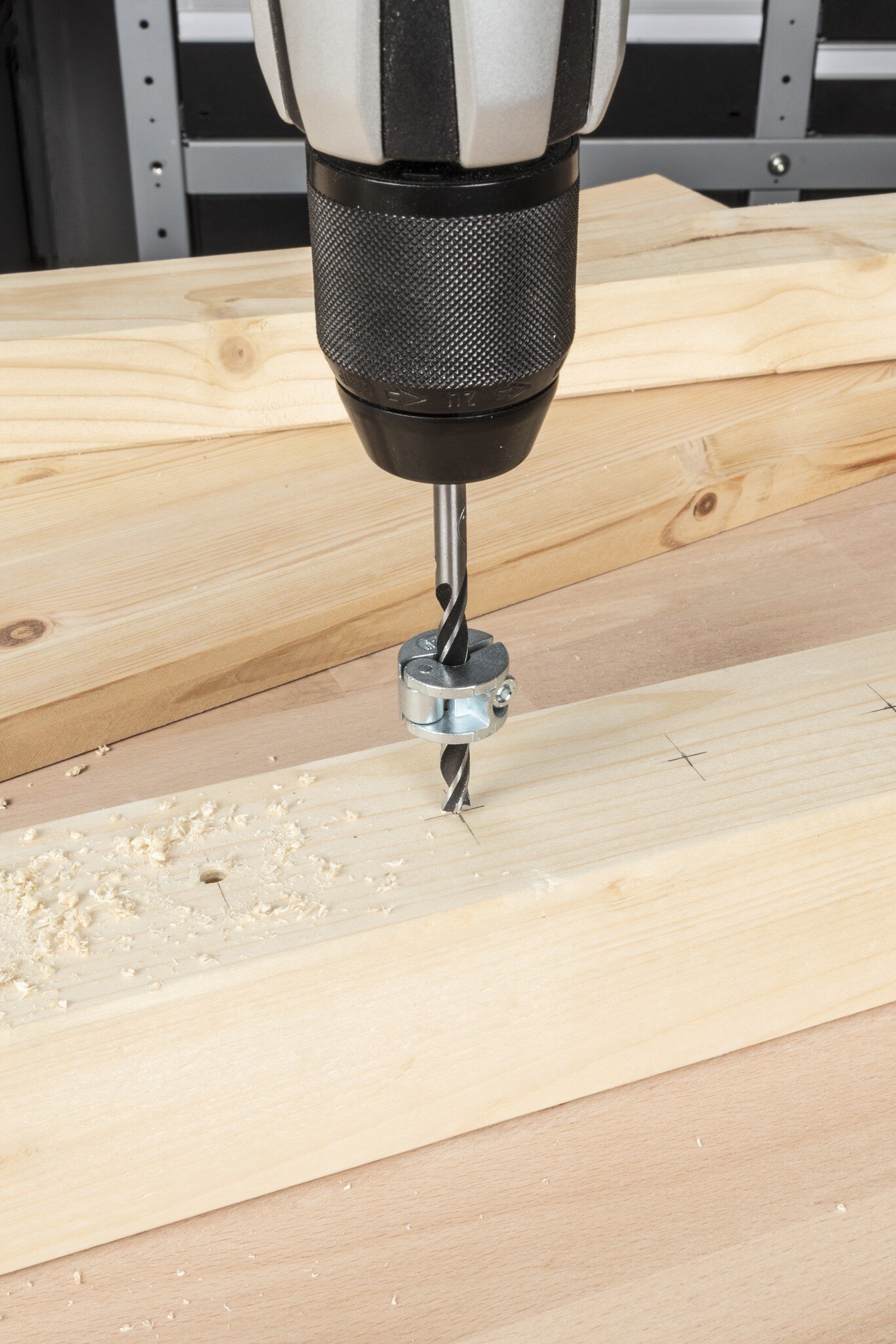 1 juego de brocas espirales para madera de 2 piezas Ø 6 mm