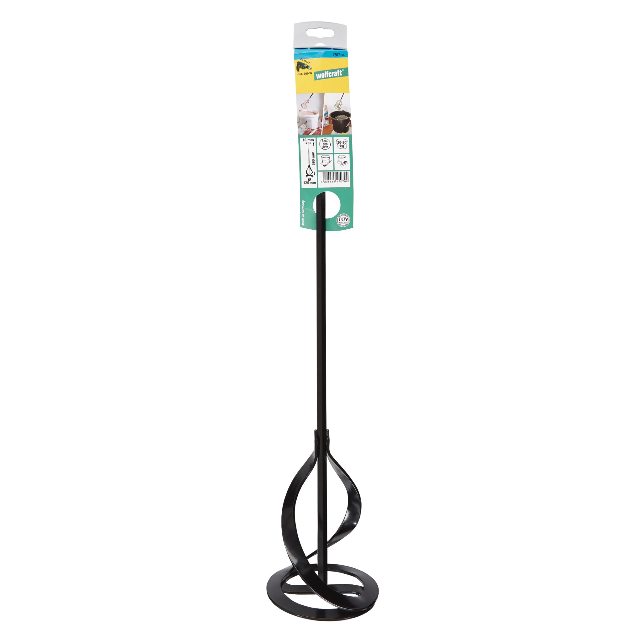 1 mezclador para pintura y mortero Ø 115 x 600 mm