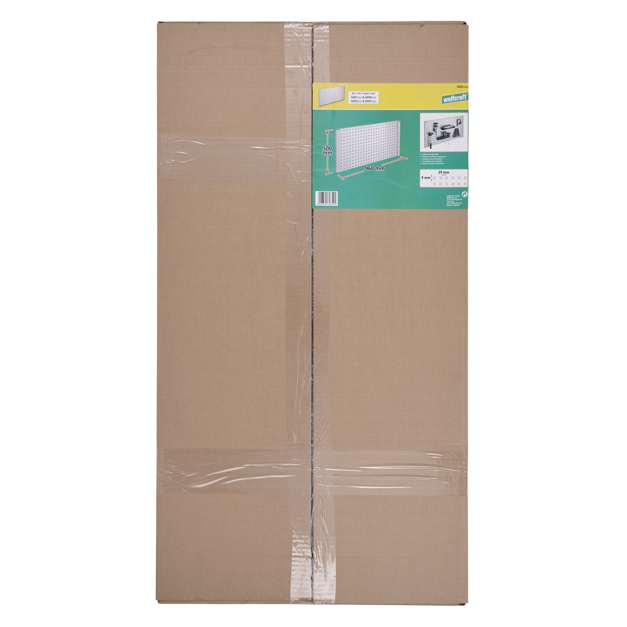 1 panel perforado de 960 x 500 mm