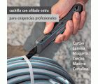 Cúter de cuchillas separables PRO SAFETY, 18 mm