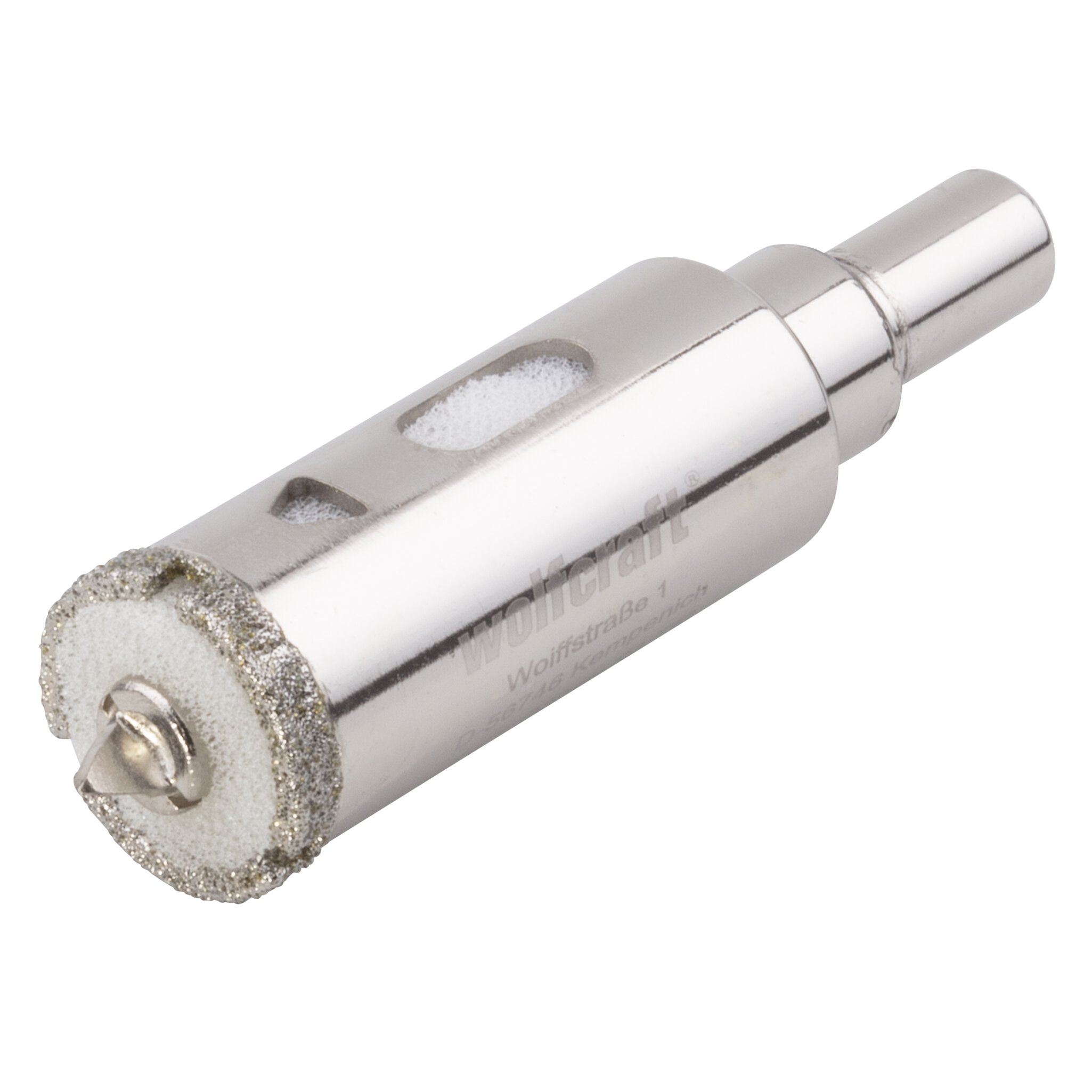 1 corona de perforación de diamante con vástago ø 22 mm