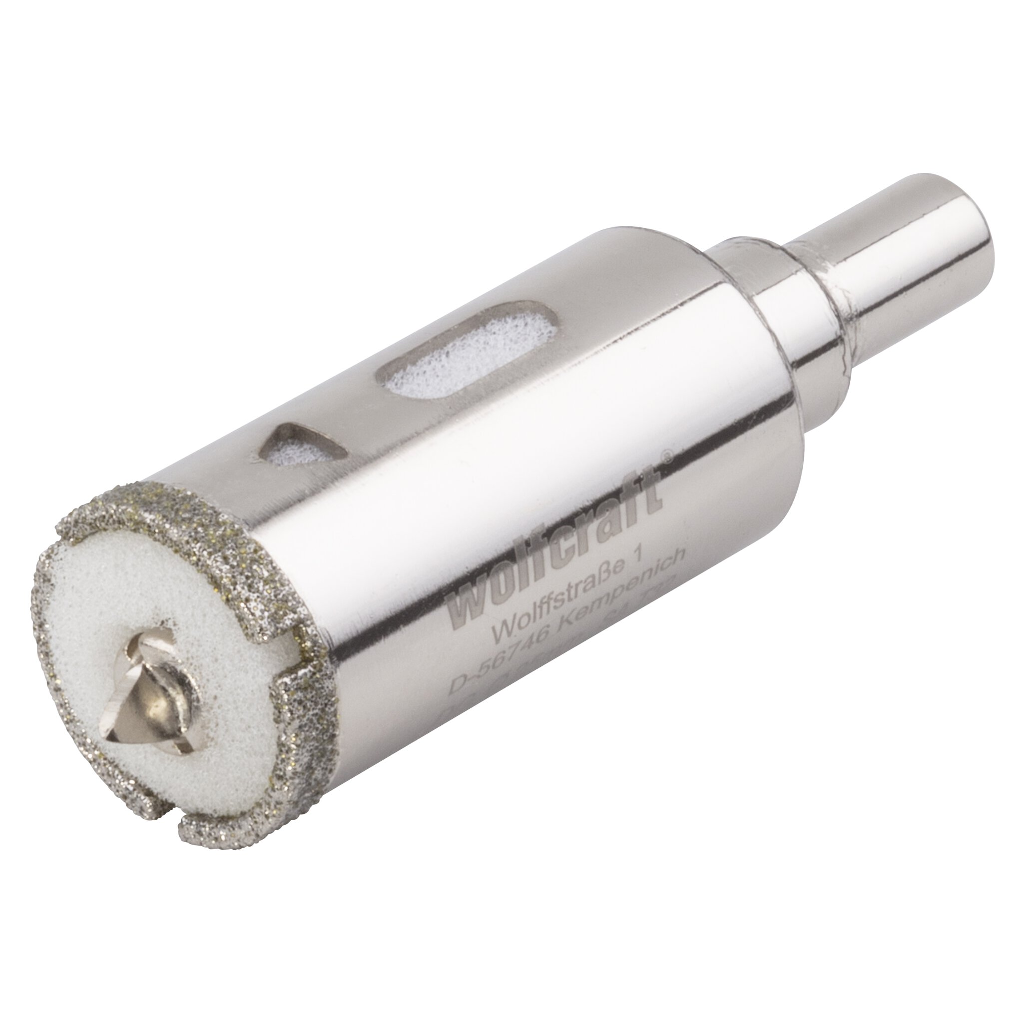 1 corona de perforación de diamante con vástago ø 25 mm