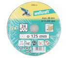 5 discos de lijar de fibra WS, grano 24 Ø 125 mm