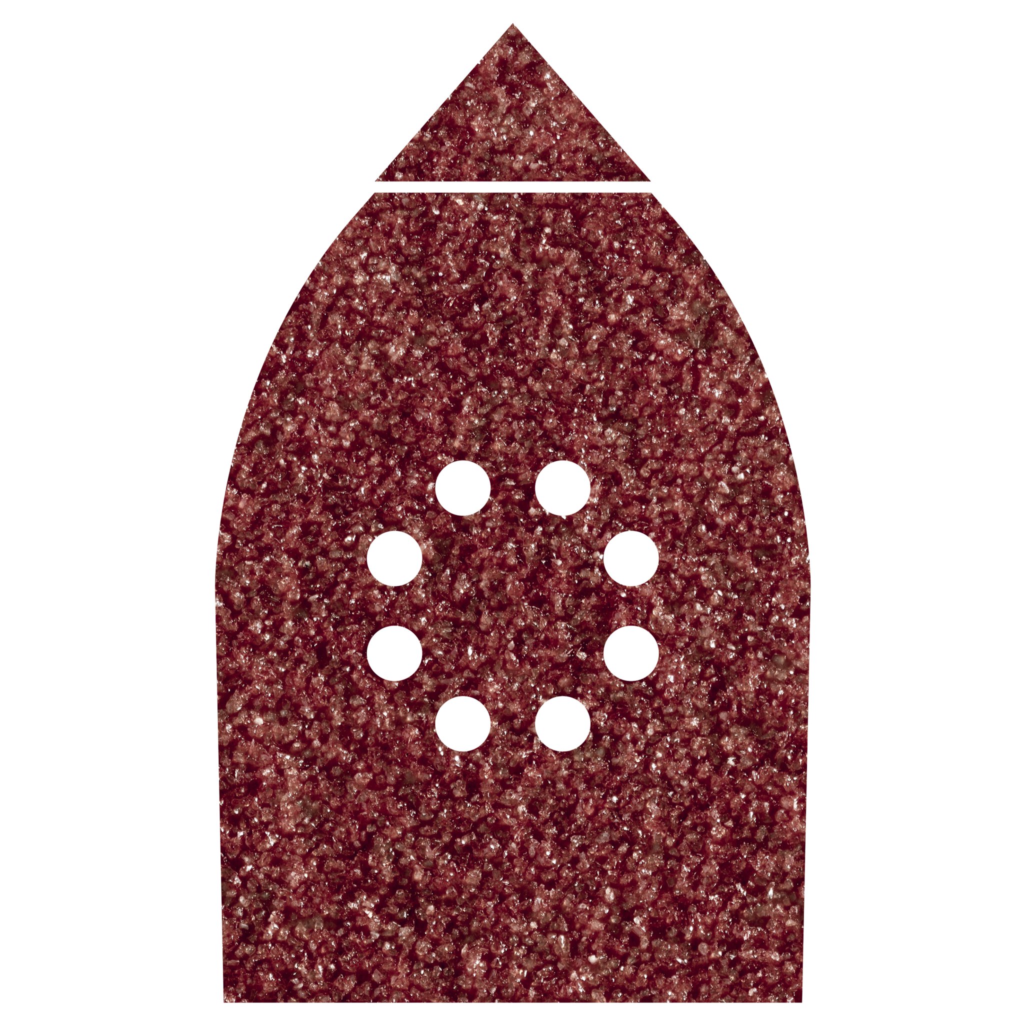 6 hojas abrasivas adhesivas corindón de grano 80 de 107 x 142 mm