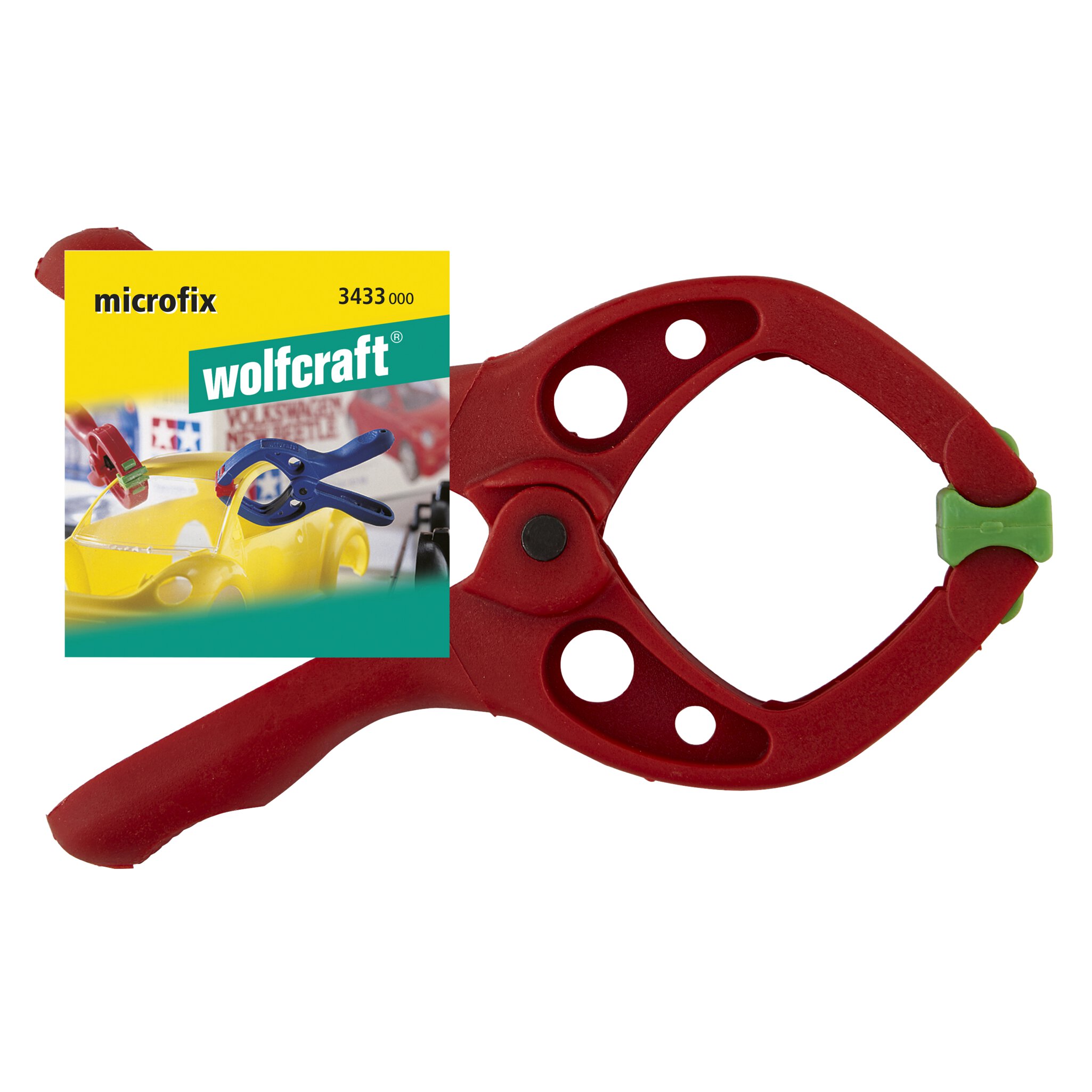 1 pinza con resorte microfix de 30 mm