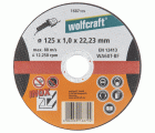 1 disco para cortar acero inoxidable ø 125x1,0x22,2 mm