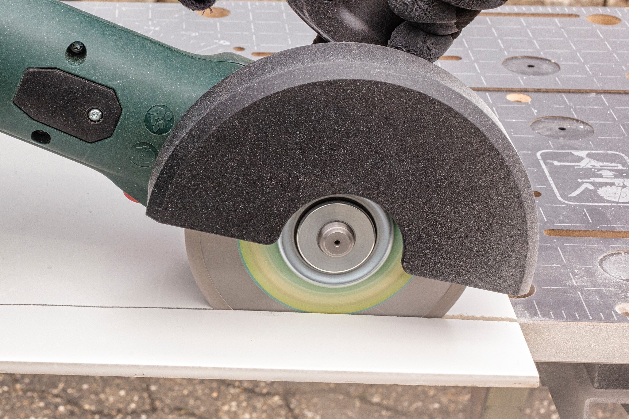 Juego de discos de corte diamantados, diámetro de 115 mm, 2 piezas