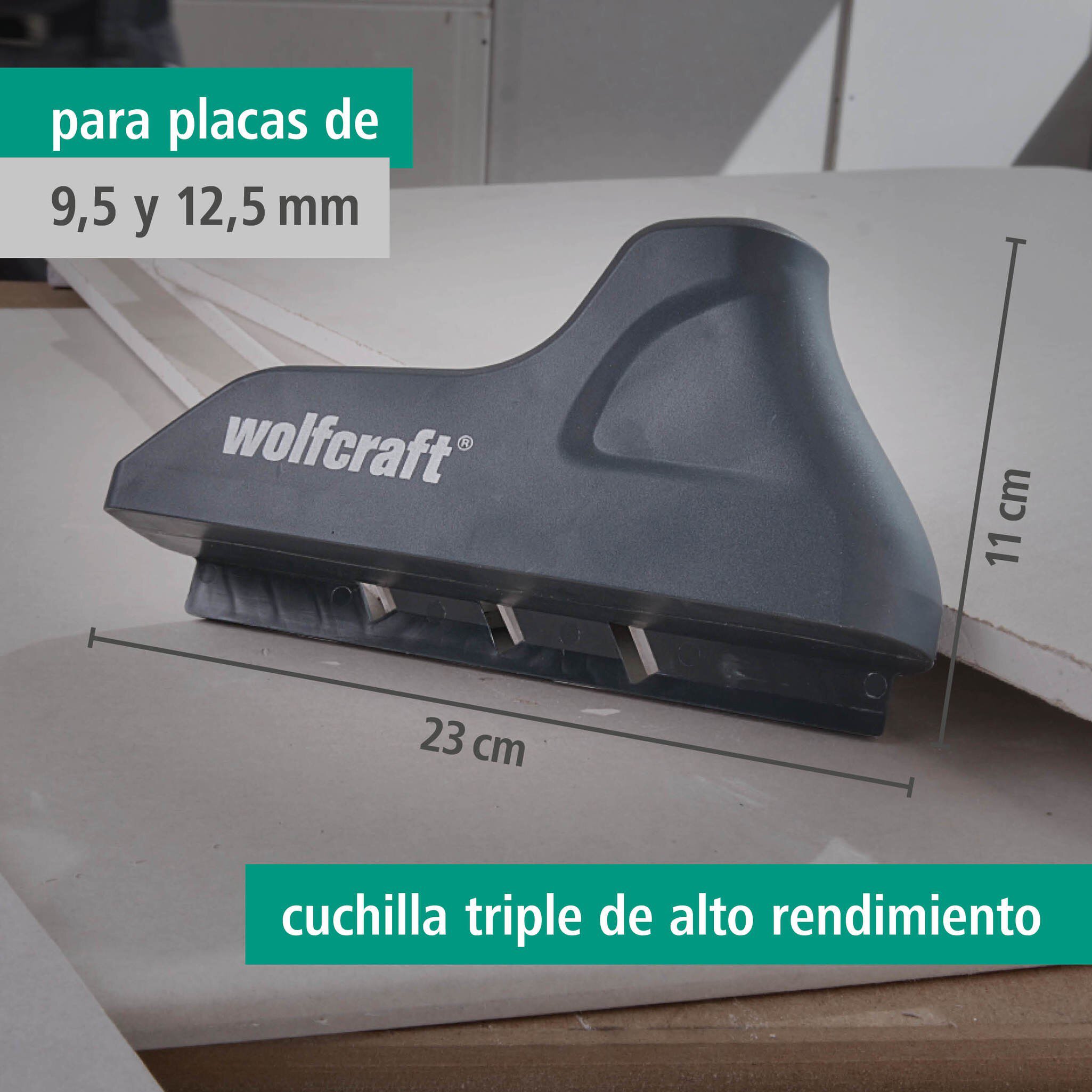 1 canteadora con 3 cuchillas