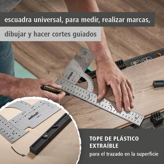 1 escuadra universal l = 300 mm
