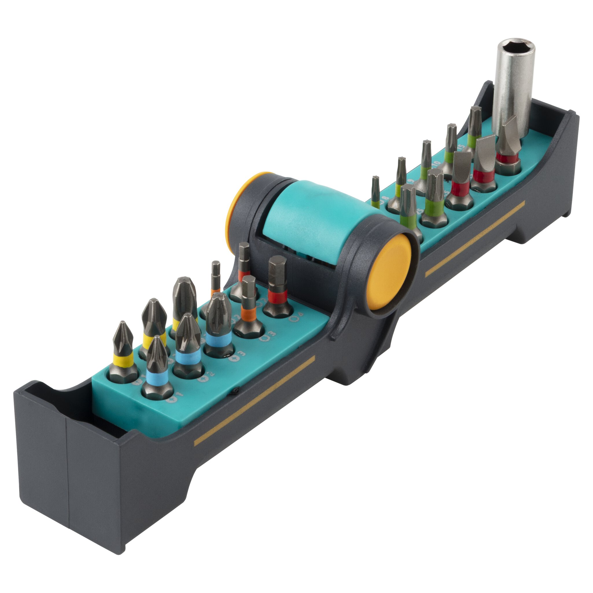 Caja de puntas BitButler Maxi, ranura/estrella (PH/PZ) / TORX® (T) / hexágono interior, 21 piezas