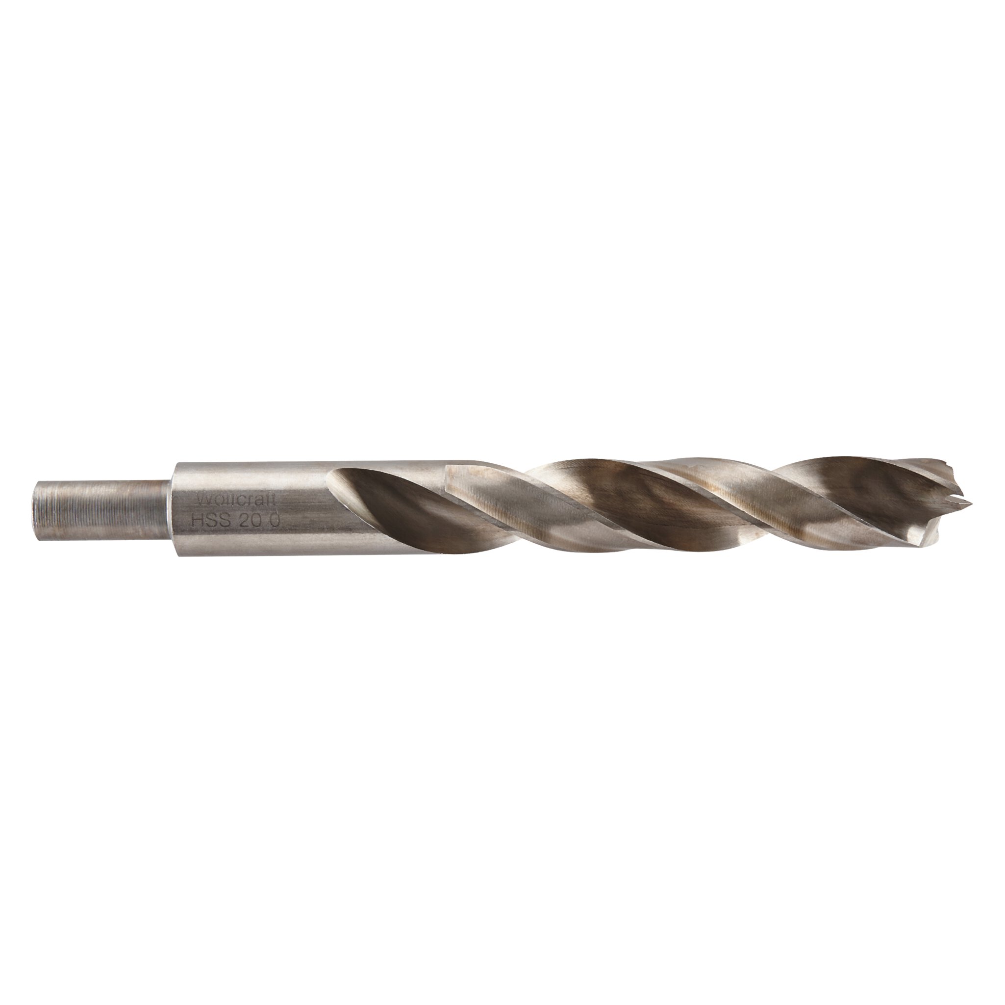 1 broca espiral para madera HSS Prof. ø20x200mm
