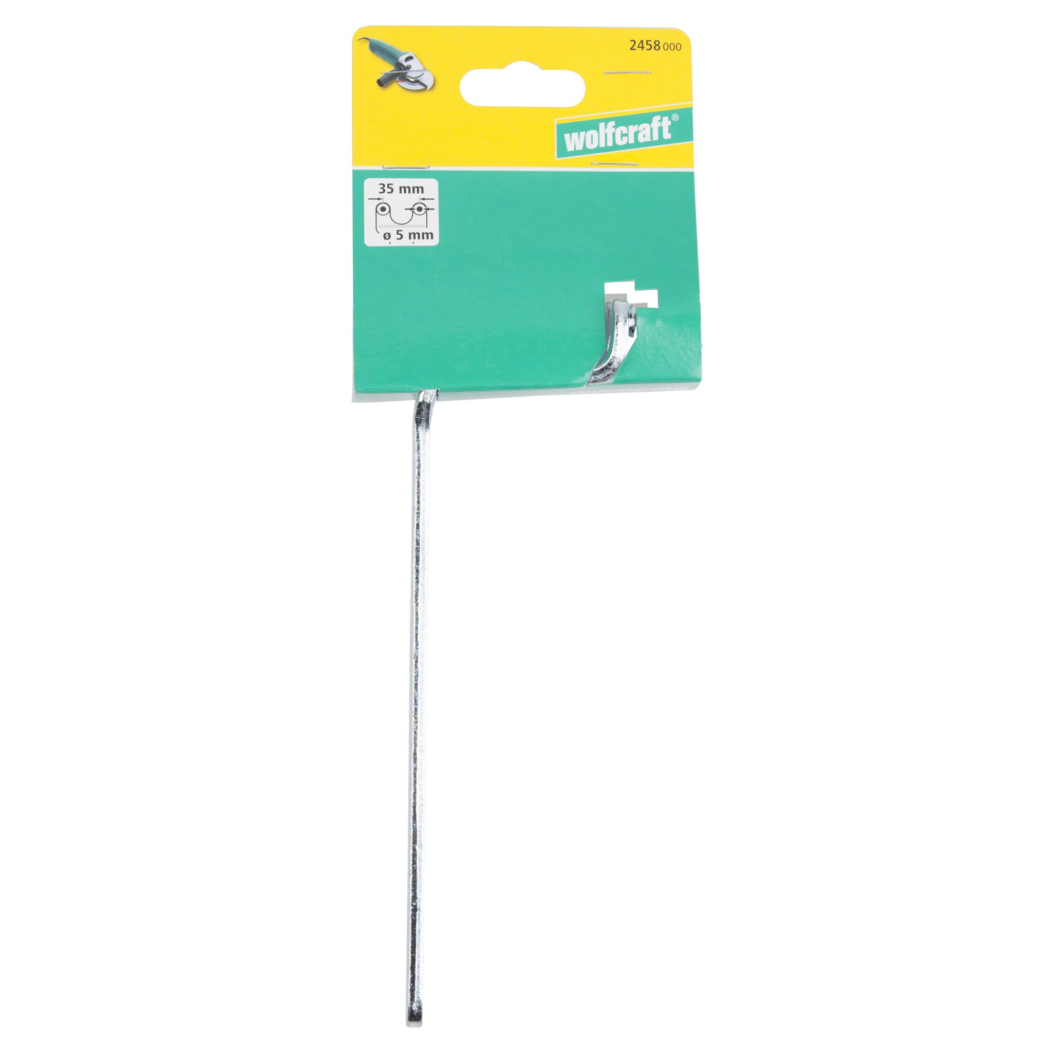 1 llave de brida con centro rebajado para amoladoras angulares