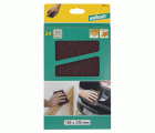 2 almohadillas de fieltro para pulir de grano medio de 150 x 230 mm