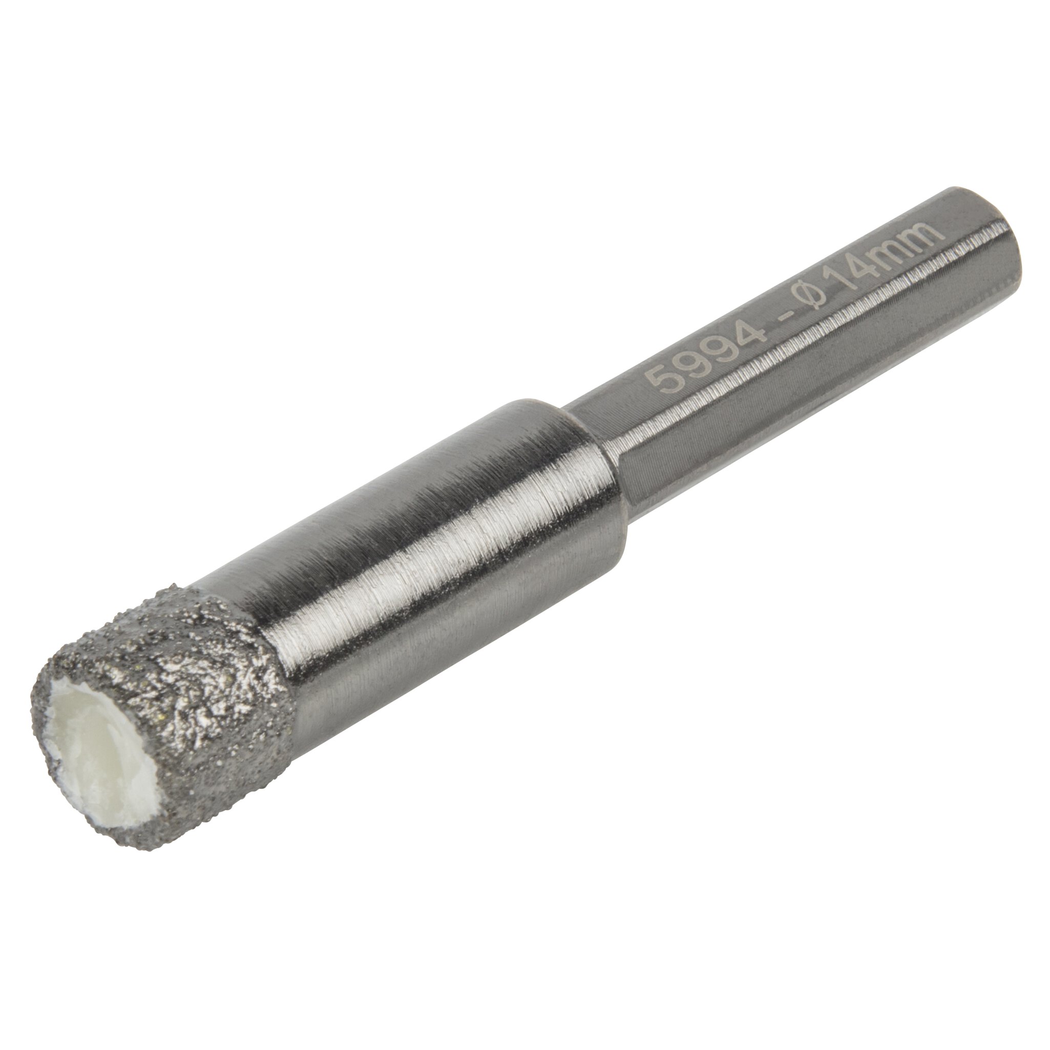 1 broca de diamante vást. hexagonal, Ø 14 mm