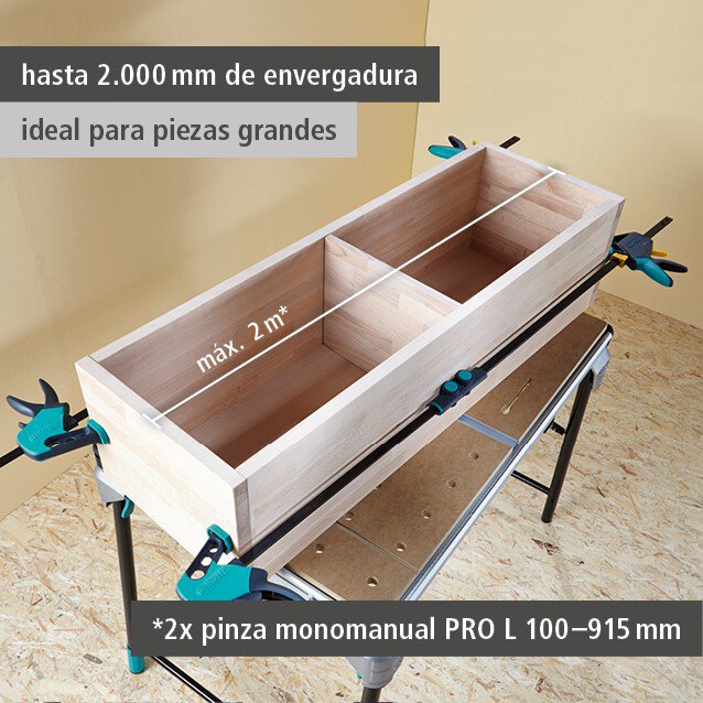 1 adaptador para sargentos monomanuales Connector PRO/EASY