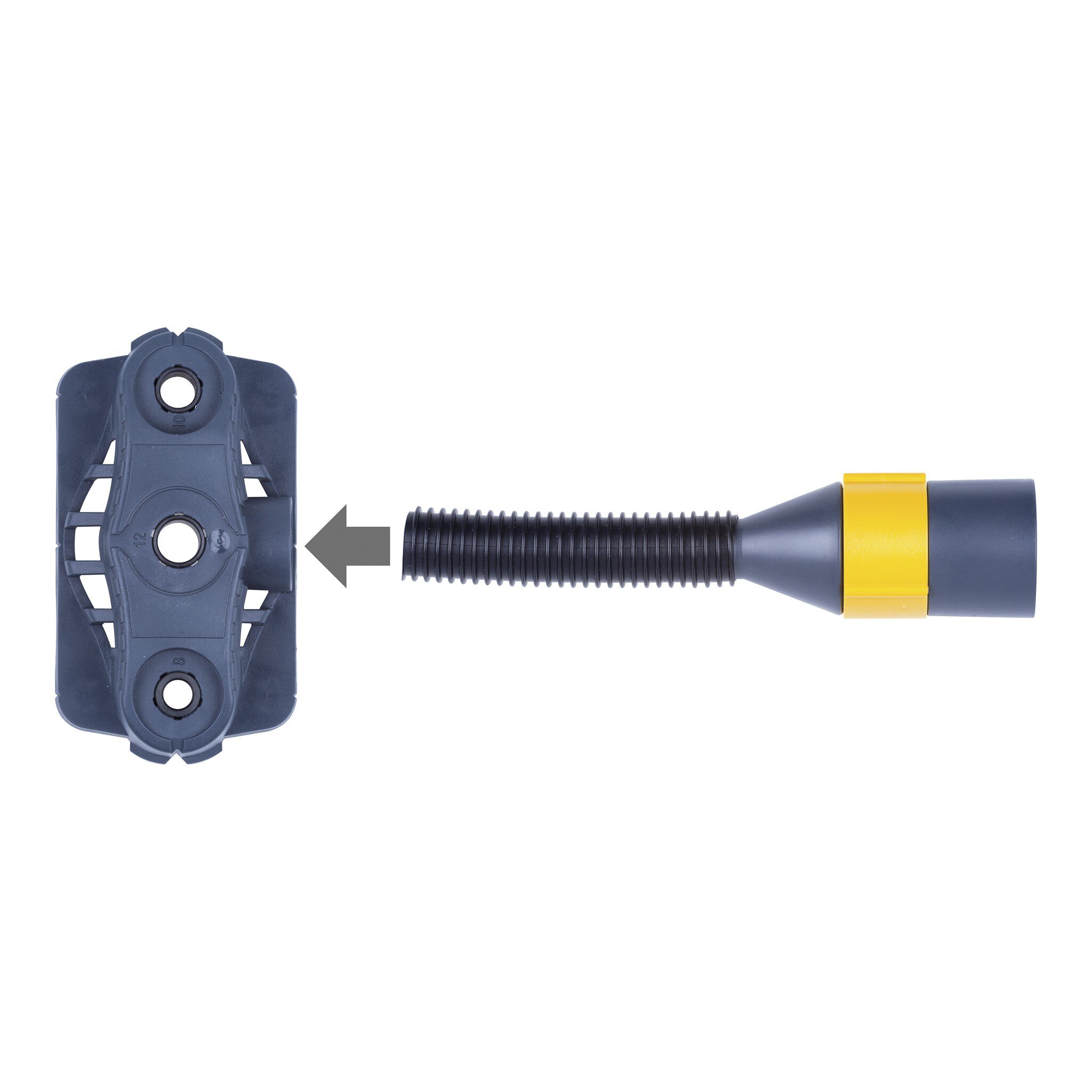 1 adaptador de aspiración con manguera para 4686000