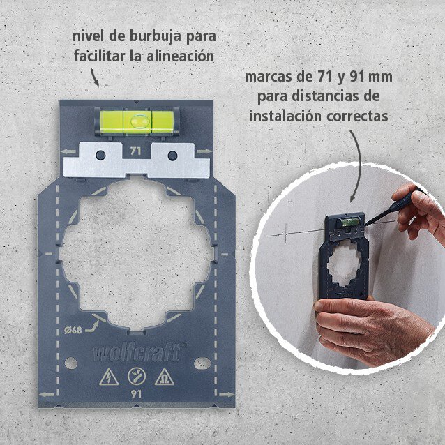 Plantilla para marcar y alinear