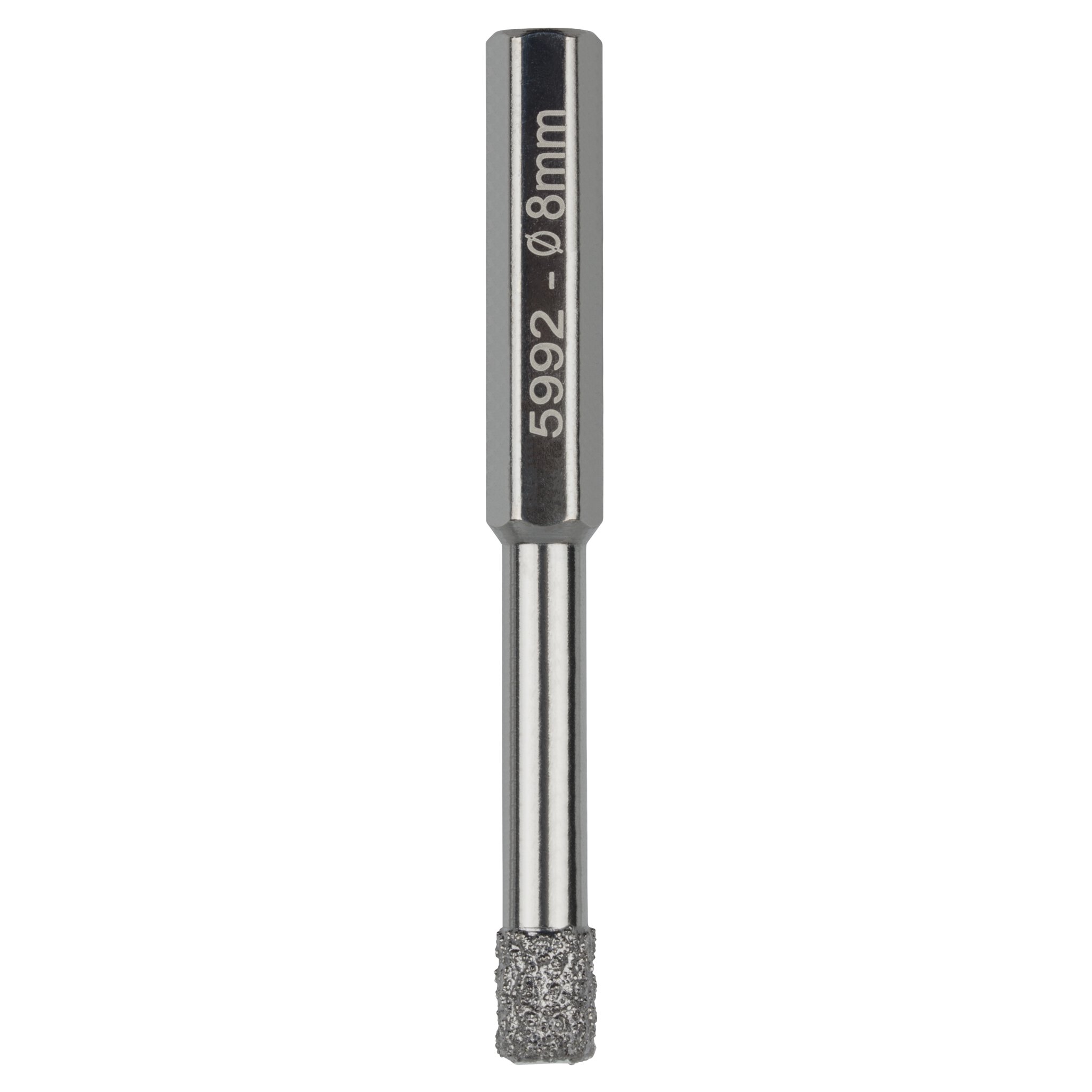 1 broca de diamante vást. hexagonal, Ø 8 mm