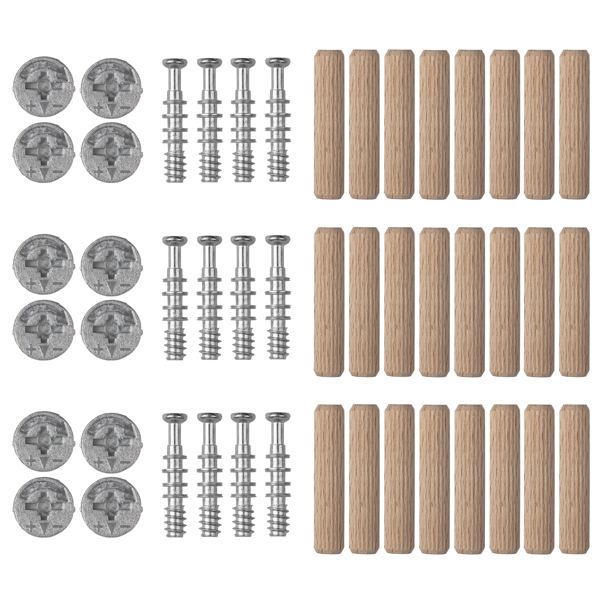 Uniones excéntricas para muebles