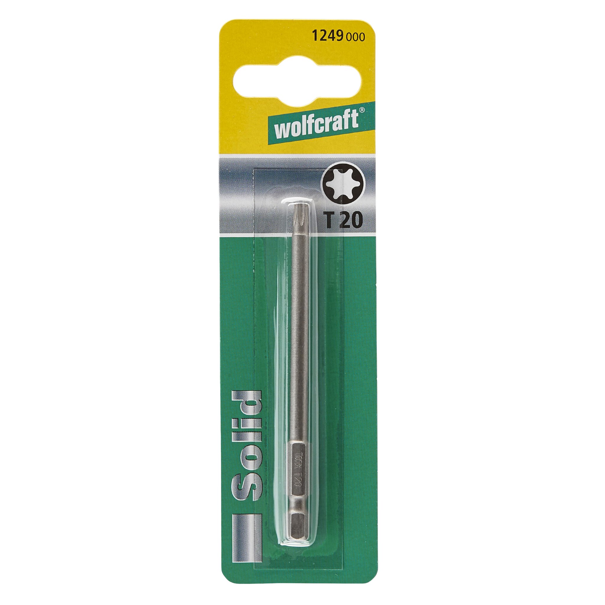 1 punta de atornillador Solid, T 20