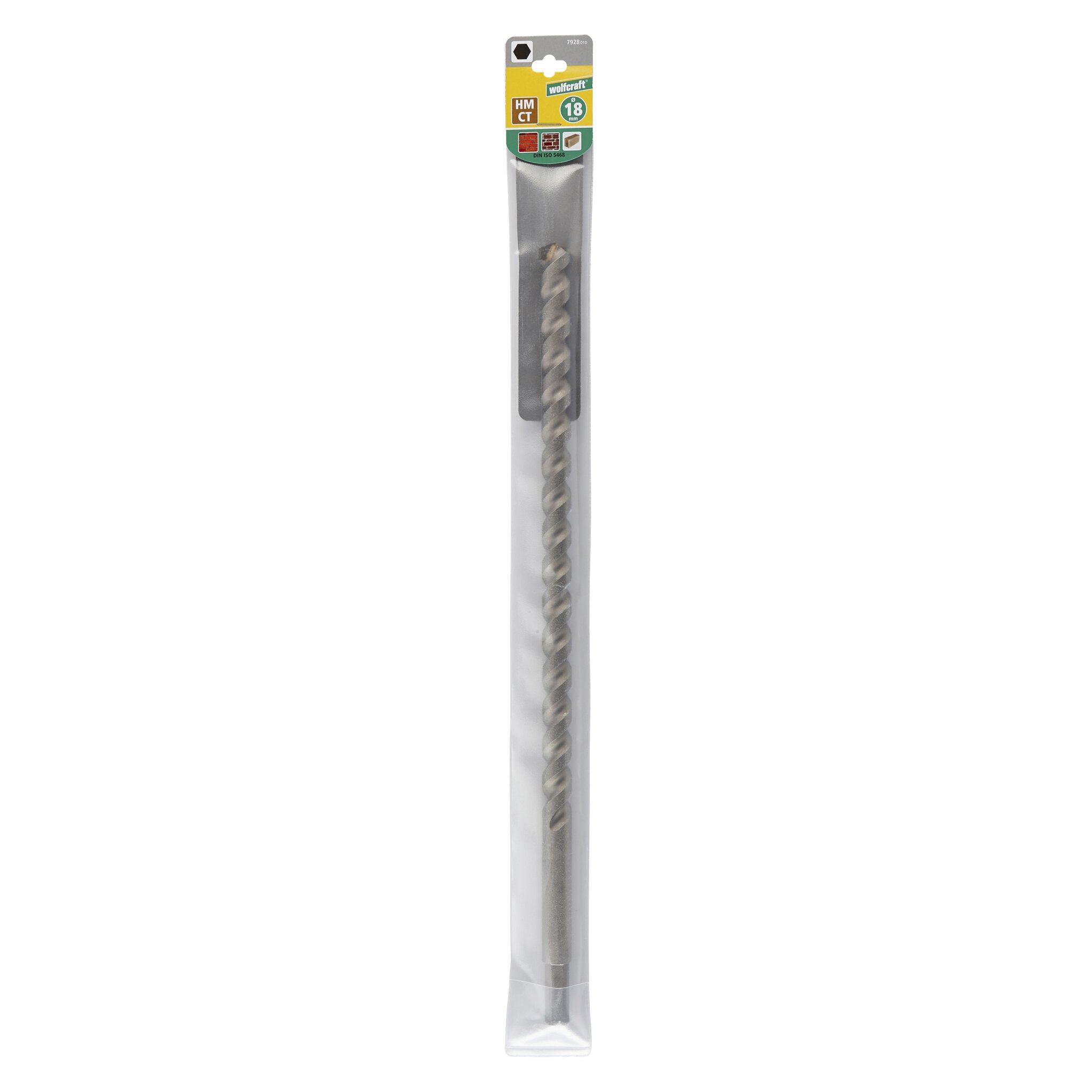 1 broca de albañil CT Ø 18 x 400 mm