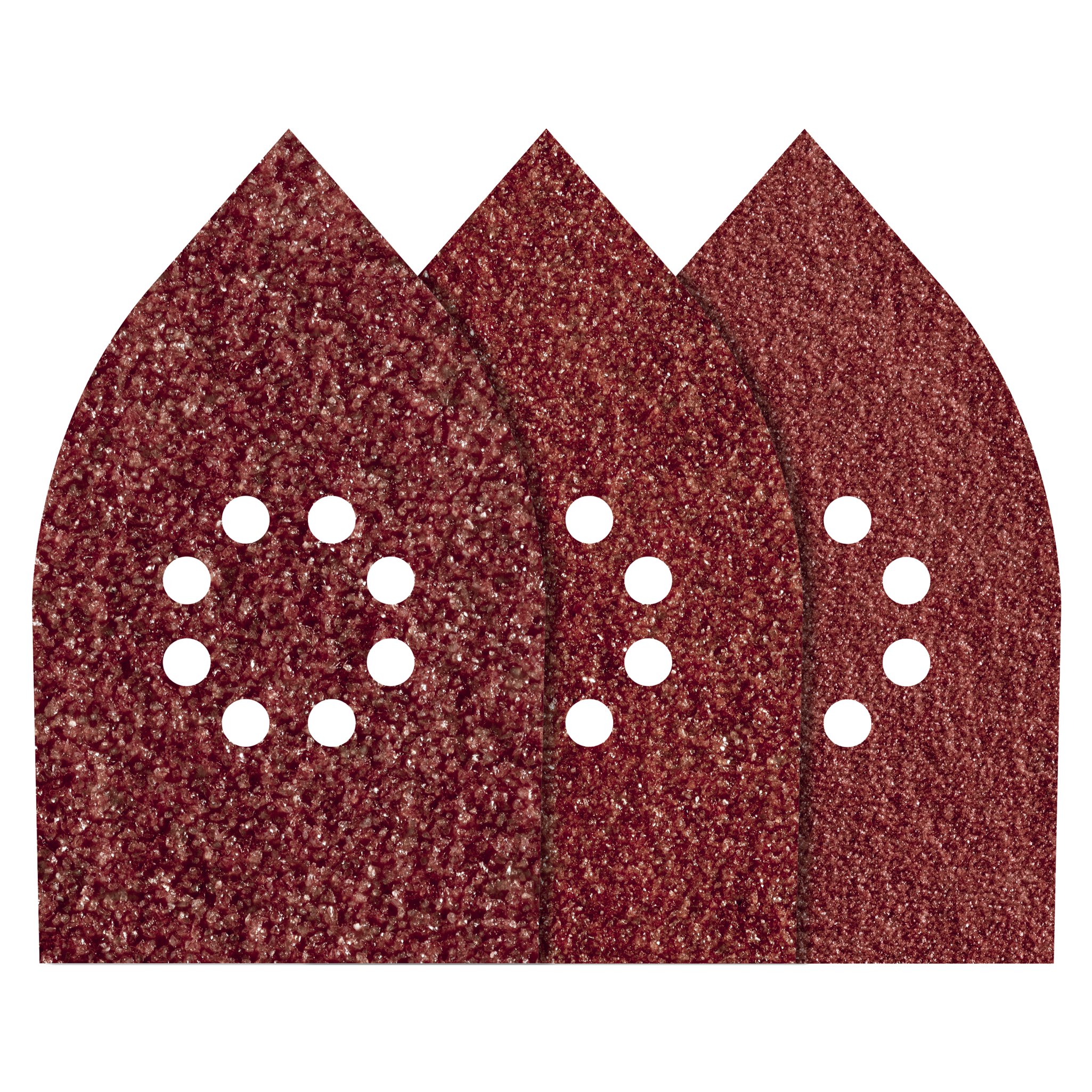 Juego de hojas abrasivas autoadherentes para madera/metal, 107 x 175 mm