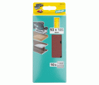 10 hojas de lijar adhesivas Corindón de grano 180 de 93 x 185 mm