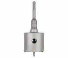 1 sierra de corona de perforación CT con vástago SDS-plus ø 68 mm