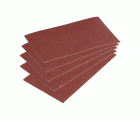 5 hojas de lijar adhesivas Corindón de grano 80 de 70 x 125 mm
