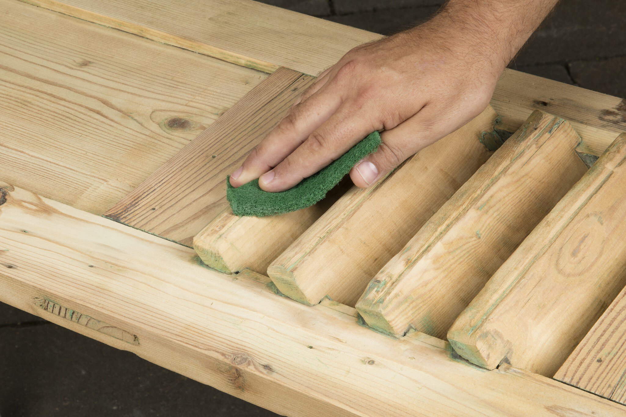 1 juego de tratamiento de madera de 7 pzas.