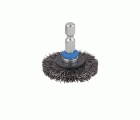 1 cepillo de disco de alambre de acero vást. hexagonal Ø 38 x 8 mm