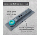 Plantilla de perforación "electricidad"