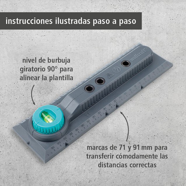 Plantilla de perforación "electricidad"