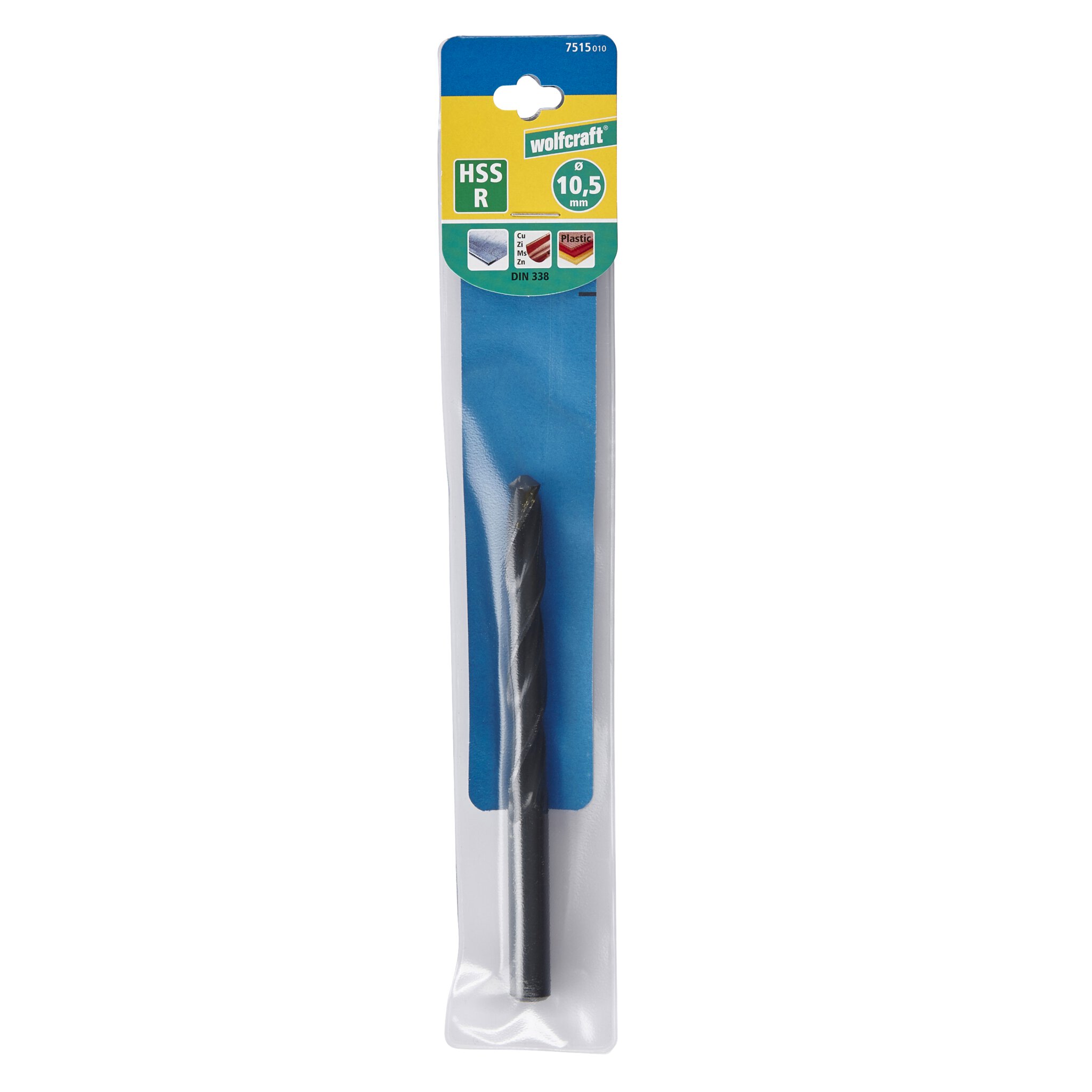 1 broca para metal HSS, FL, Ø 10,5 x 133 mm