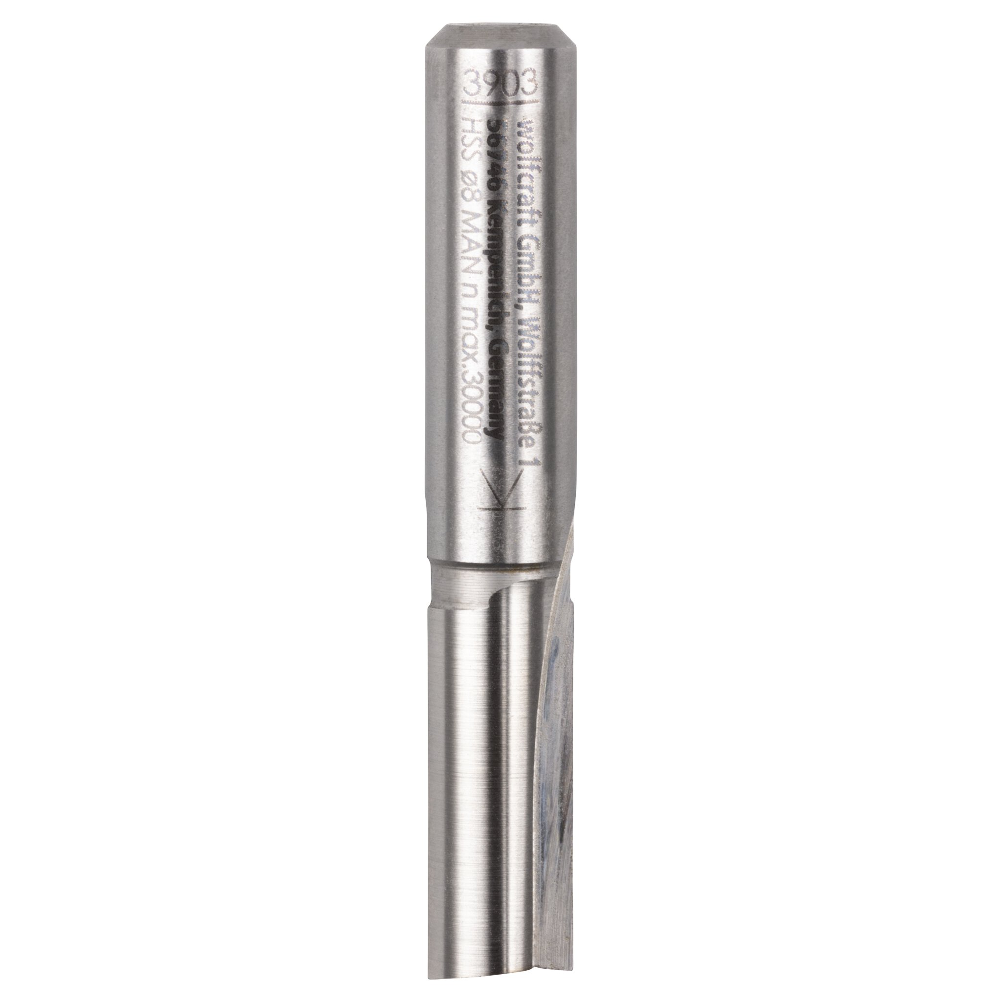 1 fresa de ranuras HSS vástago=8mm ø8x20mm