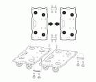 2 plataformas para muebles, forma de puzle para ampliaciones, FT400