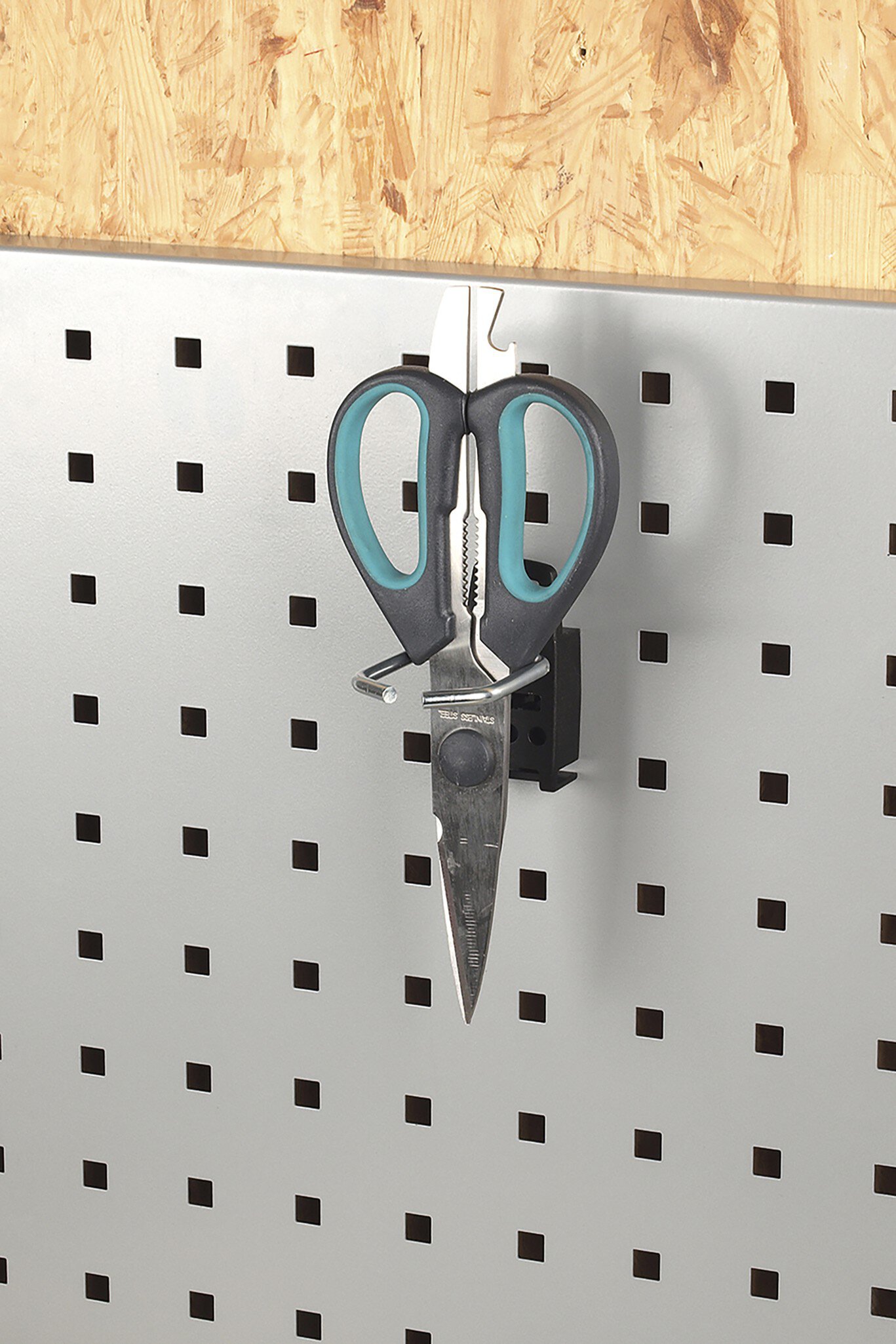 5 ganchos con bucle para panel perforado de 35 x 35 mm WSS