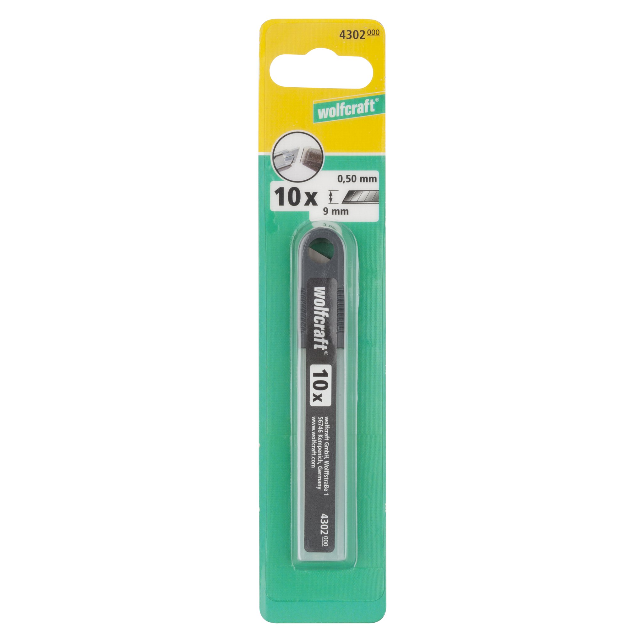 10 cuchillas separables de 9 mm