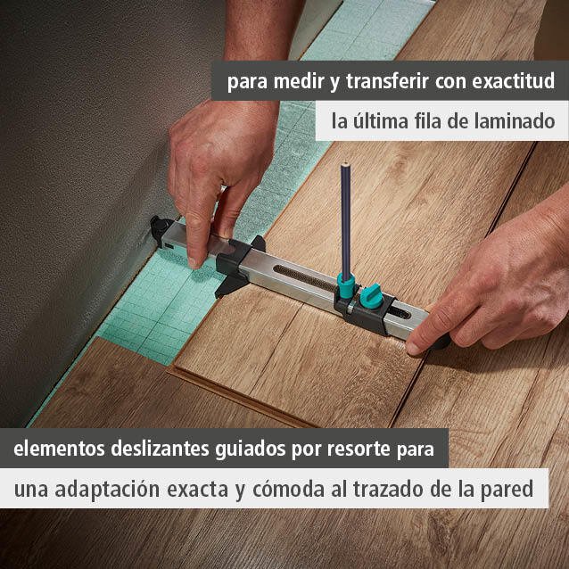 1 ajustador de laminado para última tabla